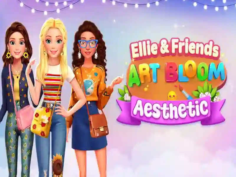 Hra Ellie a přátelé estetika kvetení umění
