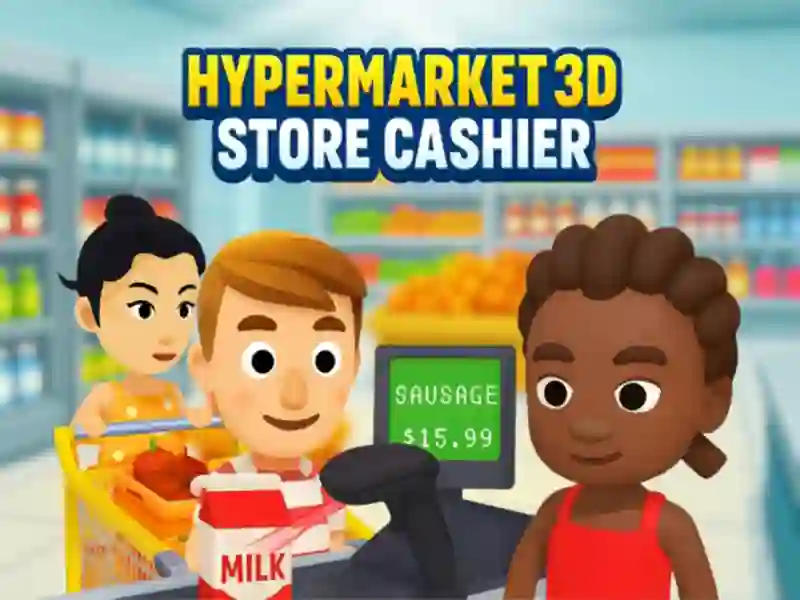 Hra Hypermarket 3D: Pokladna obchodu
