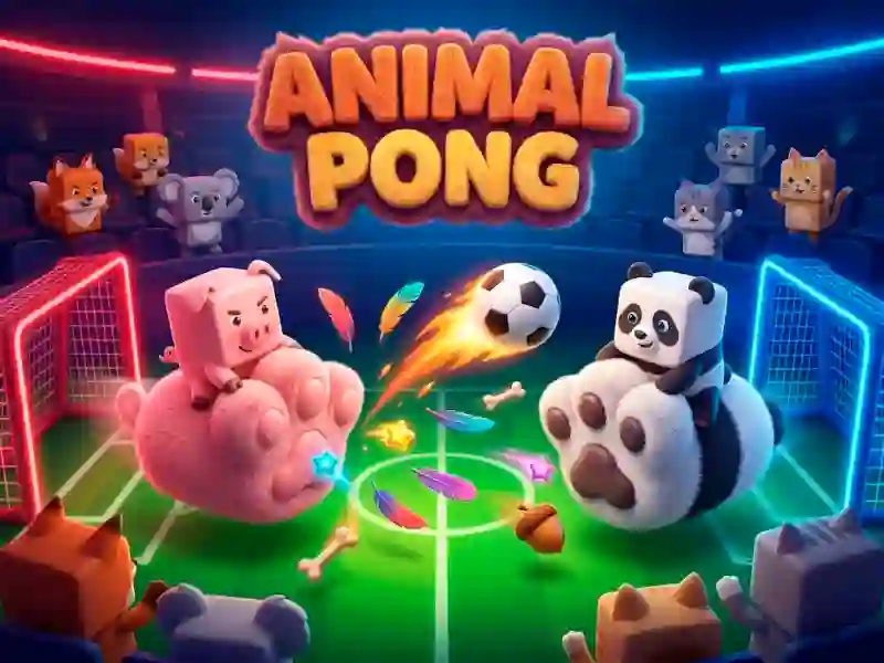 Hra Animal Paws Pong