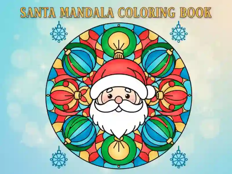 Hra Omalovánka Santa Mandala