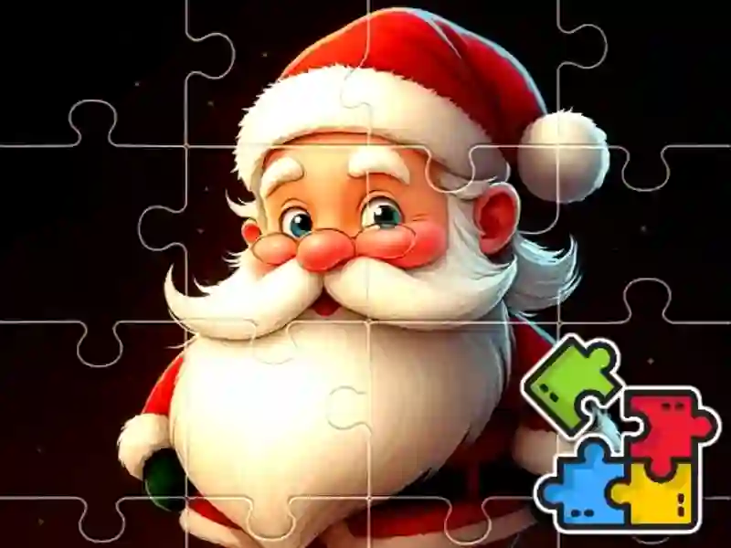 Hra Vánoční puzzle se Santou