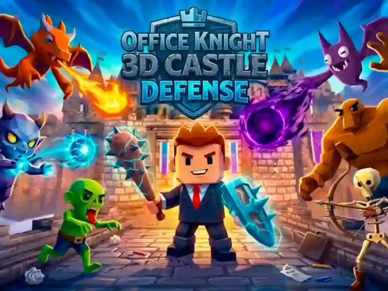 Hra Office Knight 3D Castle Defense
