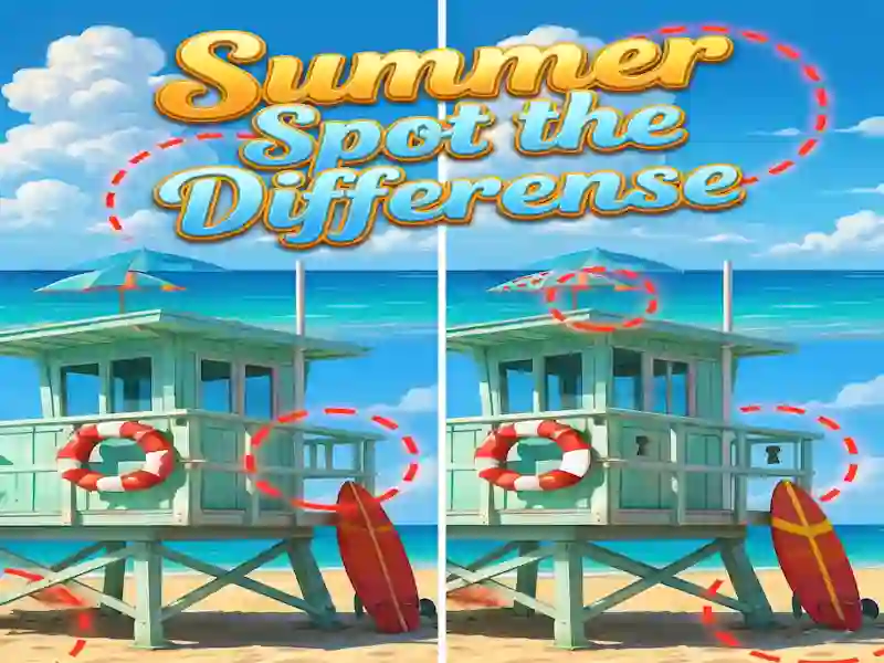 Hra Summer Spot the Differense
