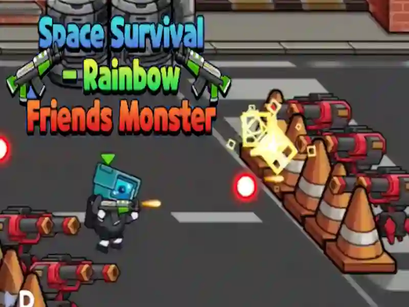 Hra Kosmické přežití Rainbow Friends Monsters Hra Kosmické přežití Rainbow Friends Monsters