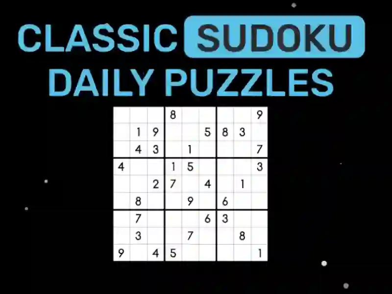 Hra Klasický sudoku. Denní hádanka