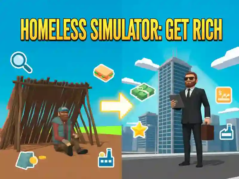 Hra Homeless Simulator: Get Rich