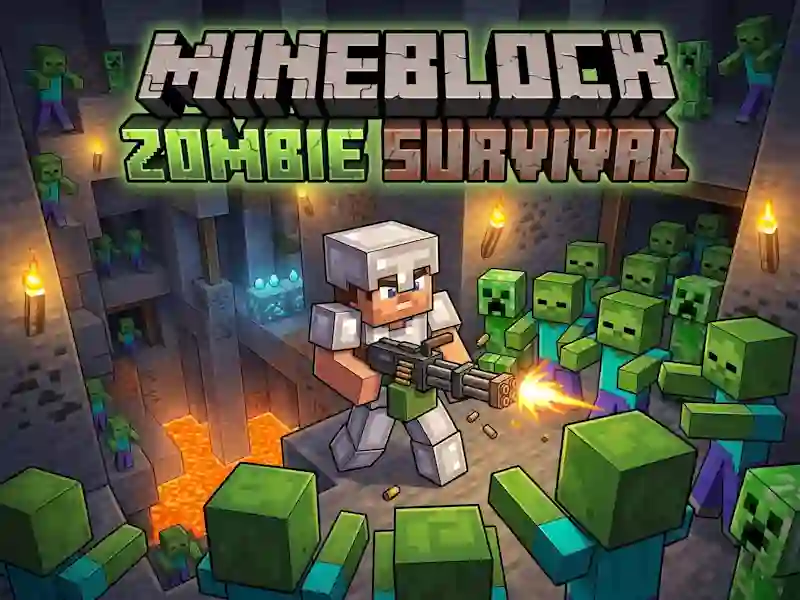 Hra Mineblock Zombie Survival