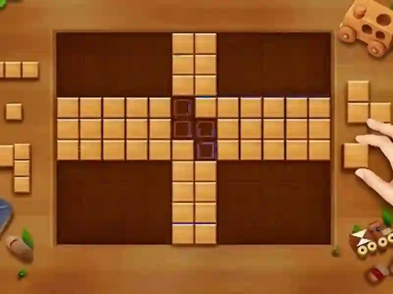 Hra Dřevěný blok puzzle