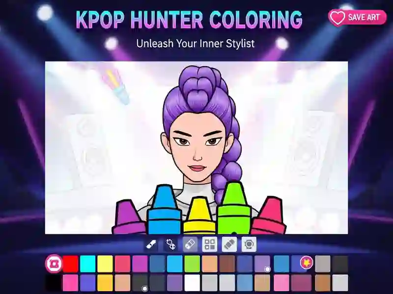 Hra Omalovánky: K-Pop Hunters