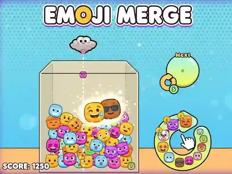 Hra Sloučení emotikonů Hra Sloučení emotikonů