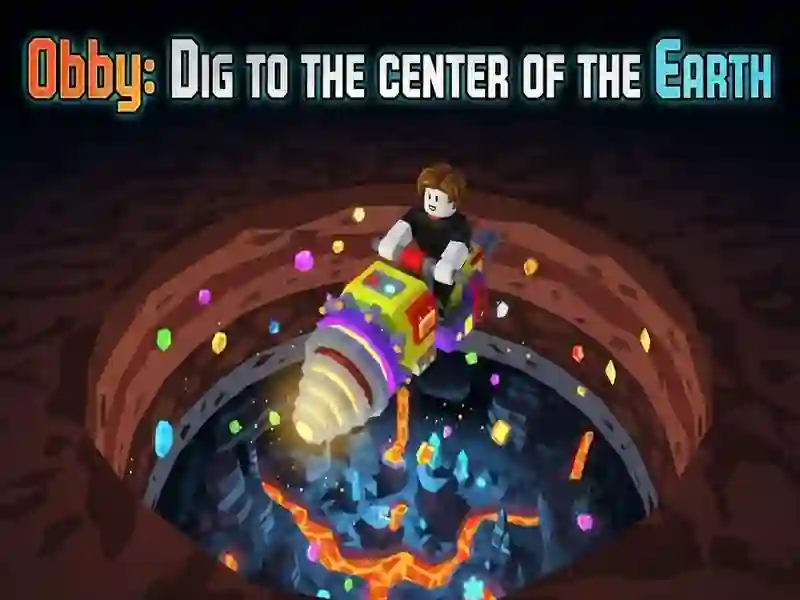 Hra Obby: Kopejte do středu Země