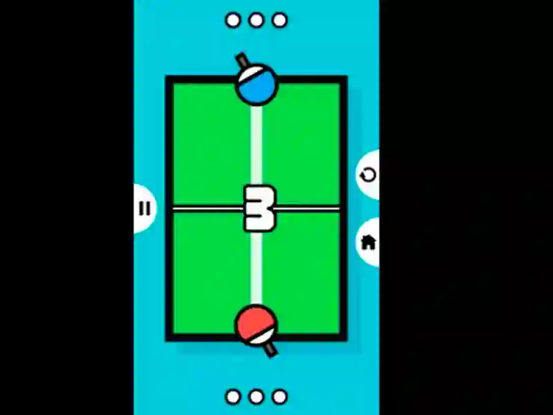Hra Ping Pong Tennis Tabulka 2d