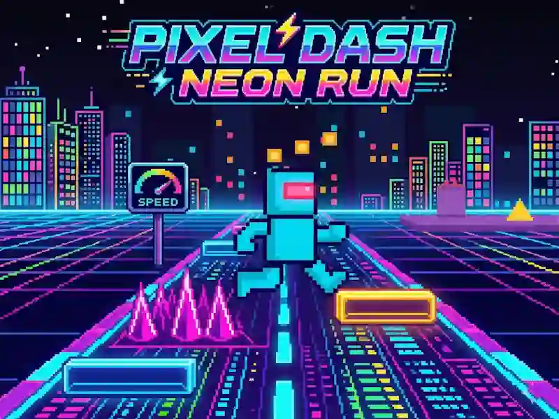 Hra Pixel Dash Neon Run