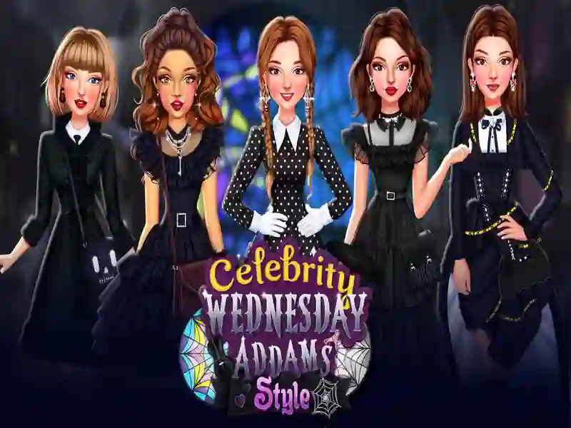 Hra Celebrity ve stylu wenses Addams
