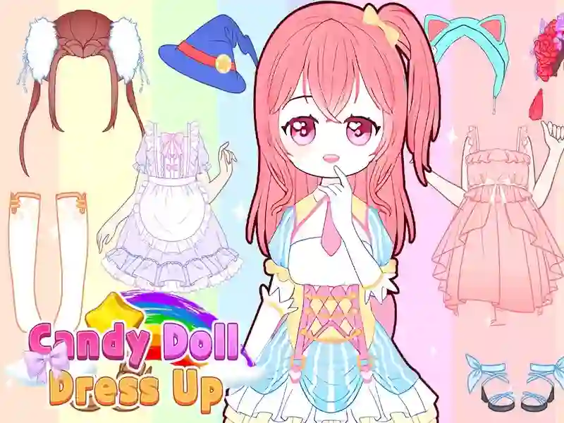 Hra Candy Doll: Dresing
