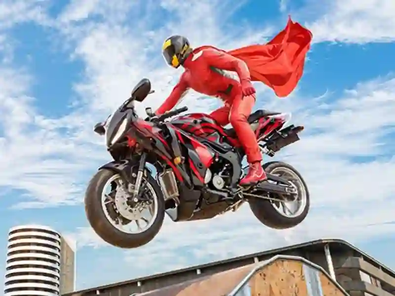 Hra Real Motorcycle: Superhero Tricks 3D Hra Real Motorcycle: Superhero Tricks 3D