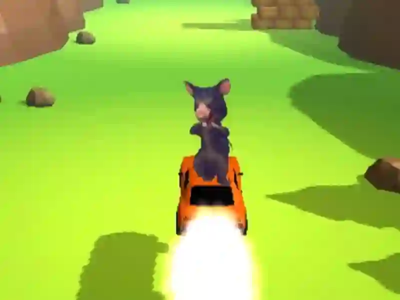 Hra Krysa Milton: Závod létajících aut