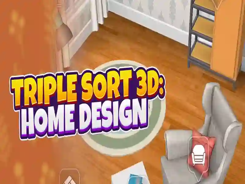 Hra Triple Sorting 3D: House Design