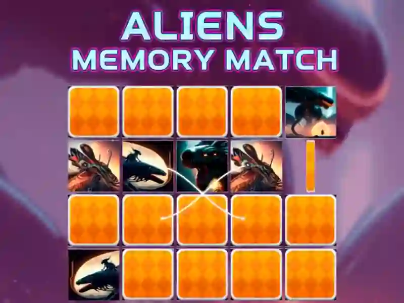 Hra Memory Match: Mimozemšťané