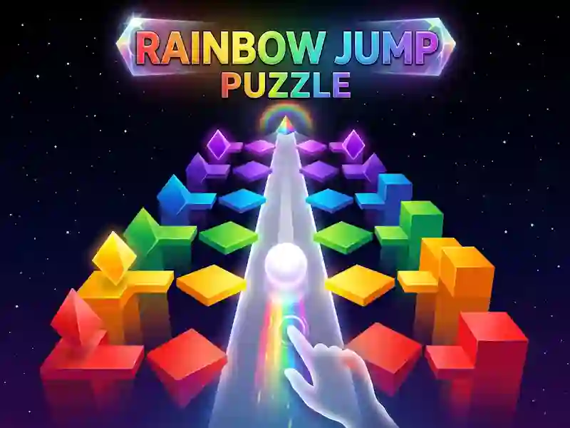 Hra Rainbow Jump Puzzle