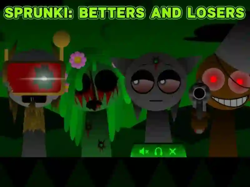 Hra Sprunki: Sázky a prohry