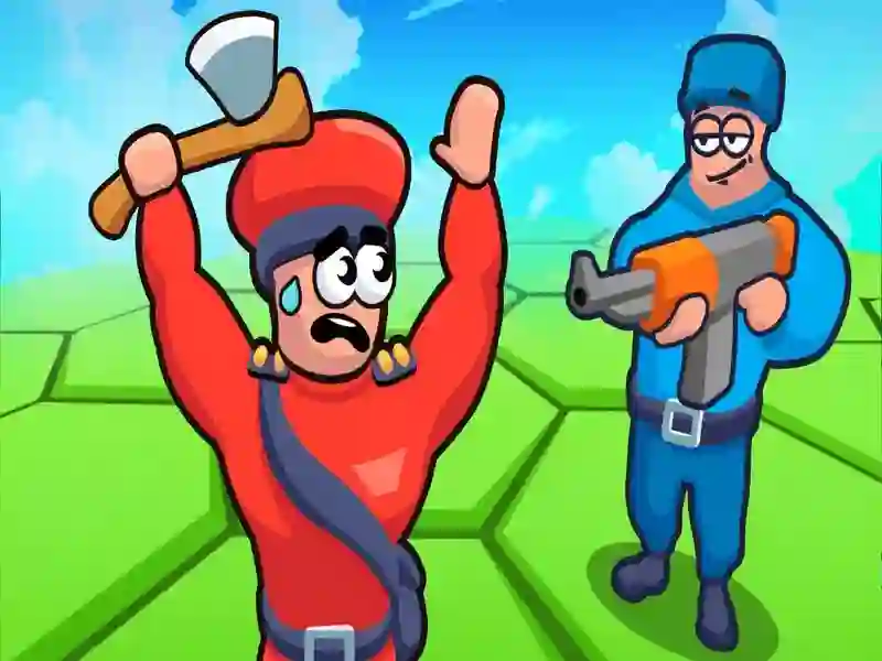 Hra Svět hexů dlaždic: červená proti modré