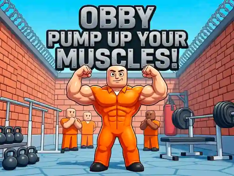 Hra Obby Pump Up Your Muscles!