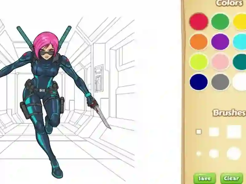 Hra Kniha zbarvení pro děti: zlo