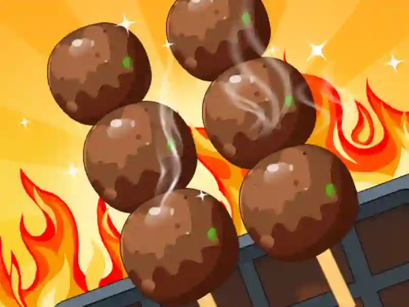 Hra Třídění potravin na grilu