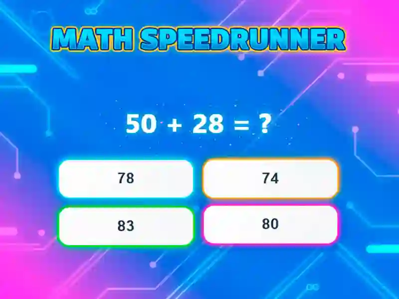 Hra Math Speedrunner