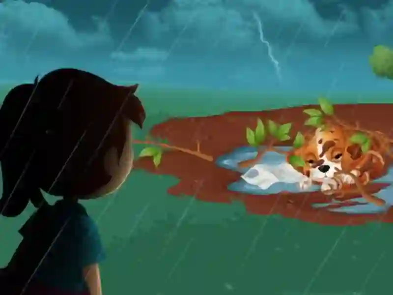 Hra Spasení ztraceného štěně