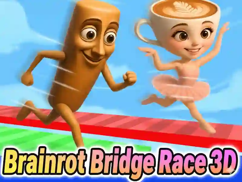 Hra Italian Brainrot: Bridge Race 3D