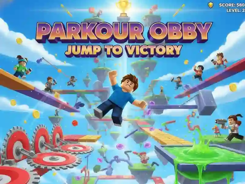 Hra Parkour Obby: Skok k vítězství