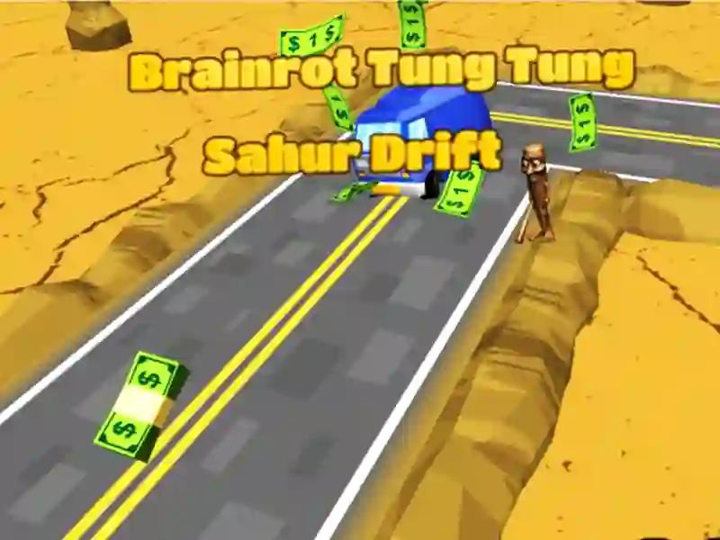 Hra BrainRrot Tung Tung Sahur Drift