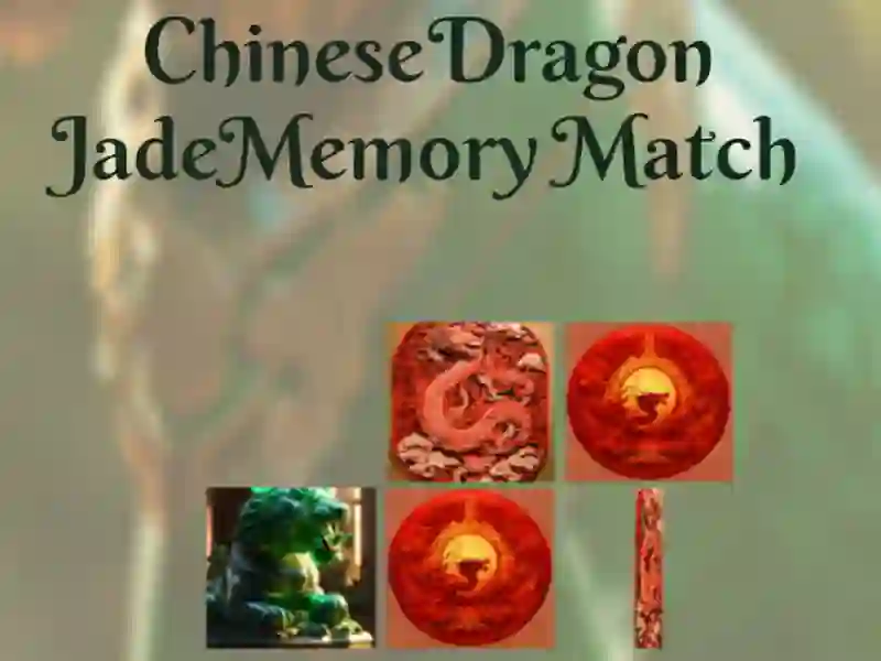 Hra Čínský Jade Dragon: Paměťová shoda