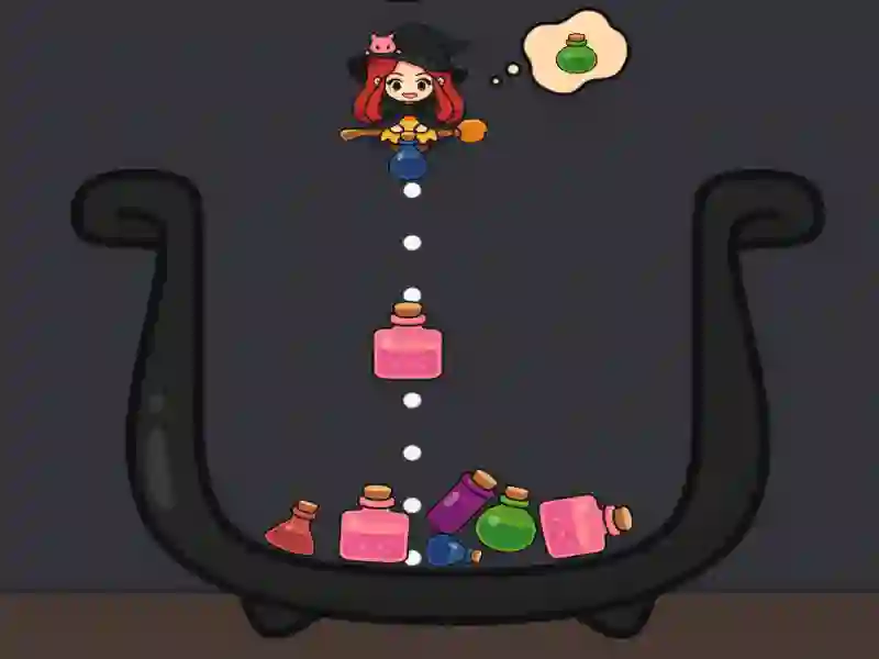 Hra Sloučení lektvarů čarodějnice