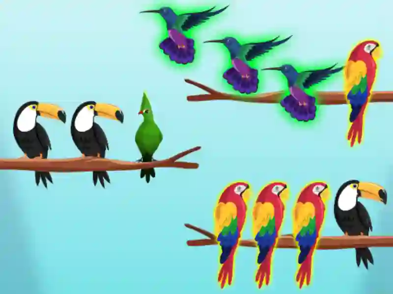 Hra Problémy třídění ptáků