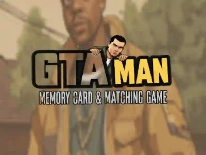Hra Paměťové karty a odpovídající hra: GTA Man