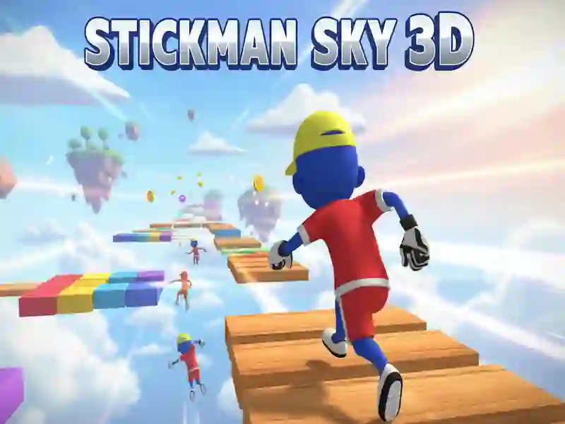 Hra Nebeský Stickman 3D