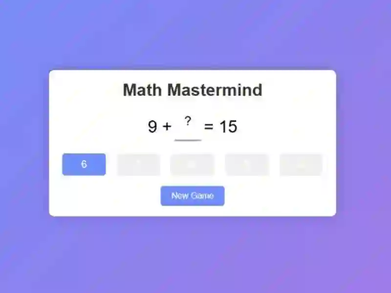 Hra Math Genius