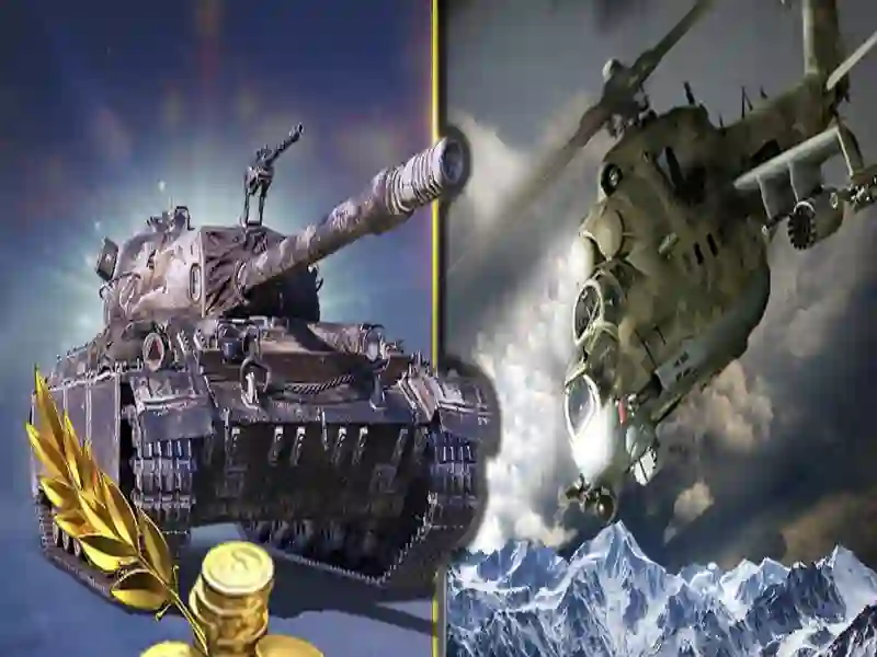 Hra Válečná strategie. Tanky a vrtulníky.