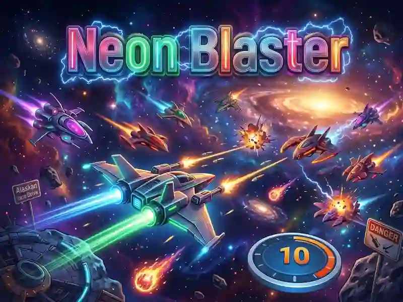 Hra Neonový blaster