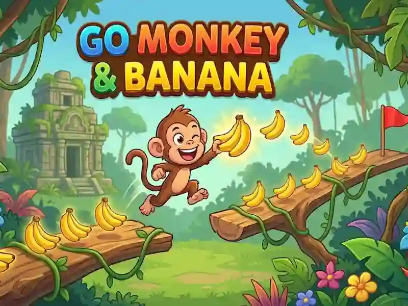 Hra Go monkey & Banana