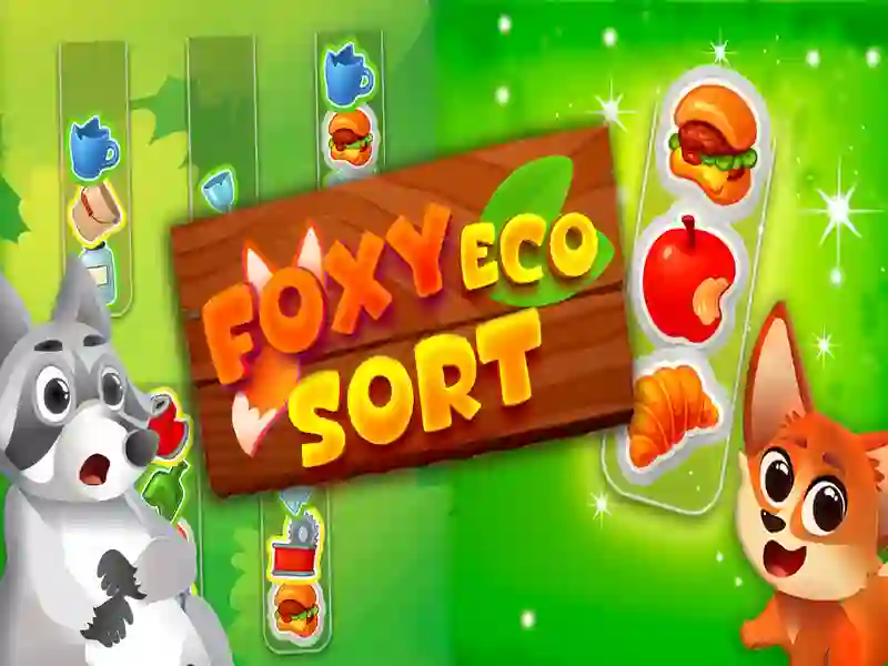 Hra Little Fox: Eco třídění