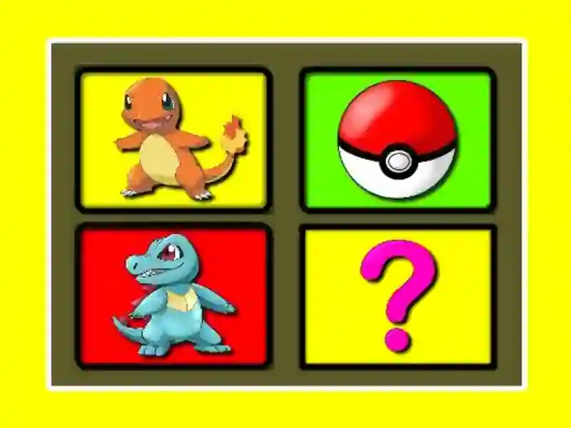 Hra Čas paměťové paměti Pokemon