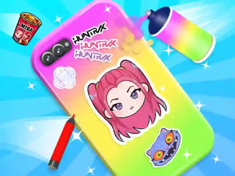 Hra DIY pouzdro na telefon od fanoušků K-Pop