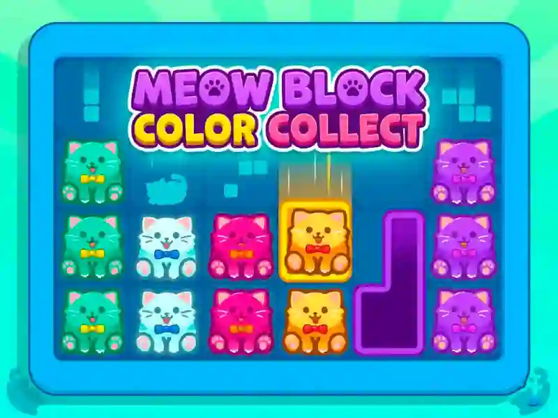 Hra Meow Block Color Collect