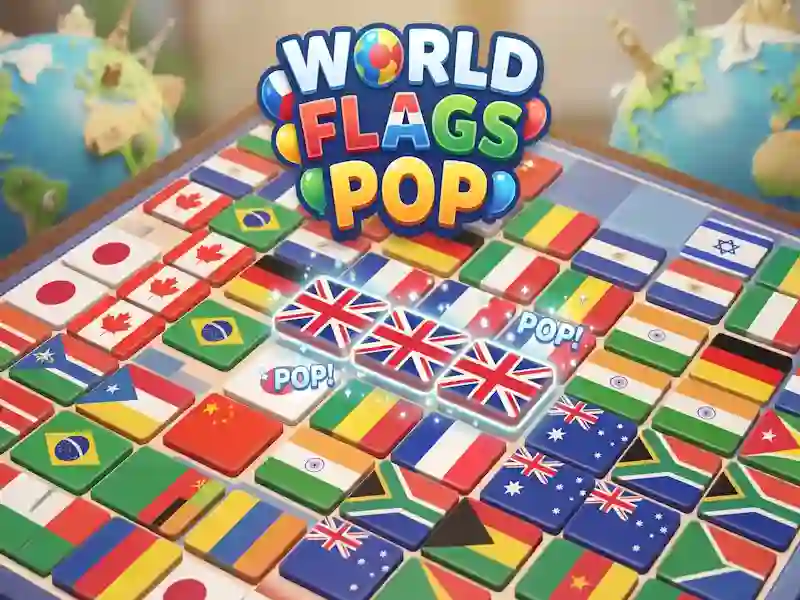 Hra World Flags Pop