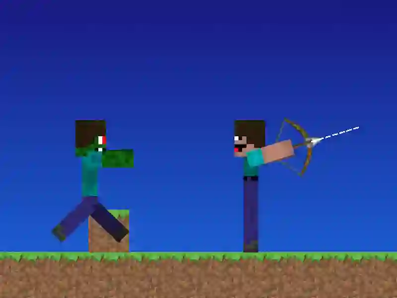 Hra Nub proti profesionálům. Archers Minecraft