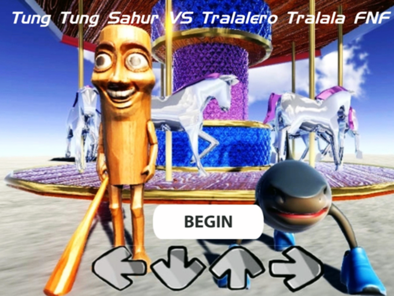 Hra Tung Tung Sahur vs Tralalerroe Tralala: Freee Knight Fankin